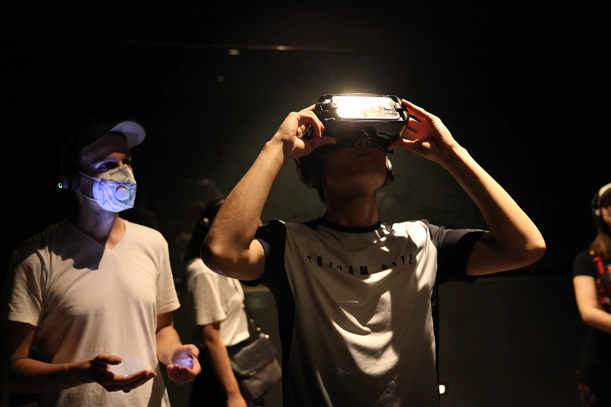 Brief VR element within the audio installation.